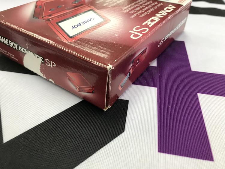 GAMEBOY ADVANCE SP FLAME AGS-001 (COMPLETE IN BOX)
