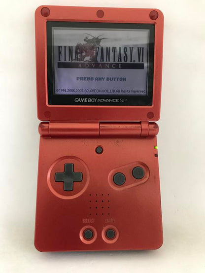 GAMEBOY ADVANCE SP FLAME AGS-001 (COMPLETE IN BOX)