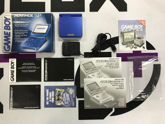 GAMEBOY ADVANCE SP COBALT AGS-001 (COMPLETE IN BOX)