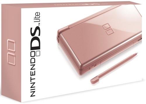 NINTENDO DS LITE METALLIC ROSE (COMPLETE IN BOX)