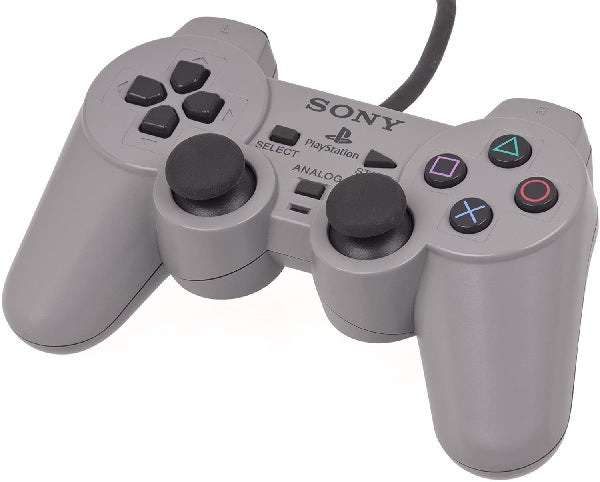 CONTROLLER GREY SONY WITH JOYSTICKS (PS1)