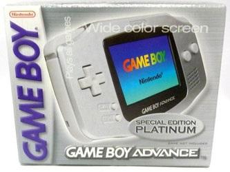 GAMEBOY ADVANCE PLATINUM (COMPLETE IN BOX) (used)