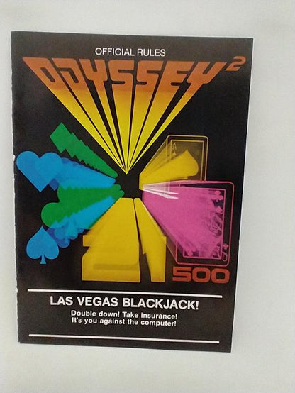 MAGNAVOX ODYSSEY 2 LAS VEGAS BLACKJACK (COMPLETE IN BOX)