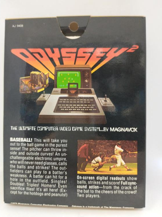 MAGNAVOX ODYSSEY 2 BASEBALL! (COMPLETE IN BOX)