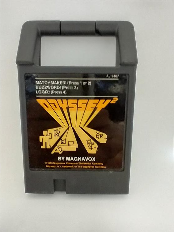 MAGNAVOX ODYSSEY 2 MATCH-MAKER / LOGIX! / BUZZWORD (WITH BOX)
