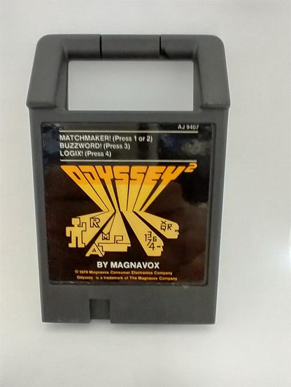 MAGNAVOX ODYSSEY 2 MATCH-MAKER / LOGIX! / BUZZWORD (WITH BOX)