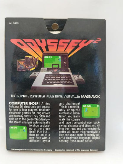 MAGNAVOX ODYSSEY 2 COMPUTER GOLF (COMPLETE IN BOX)