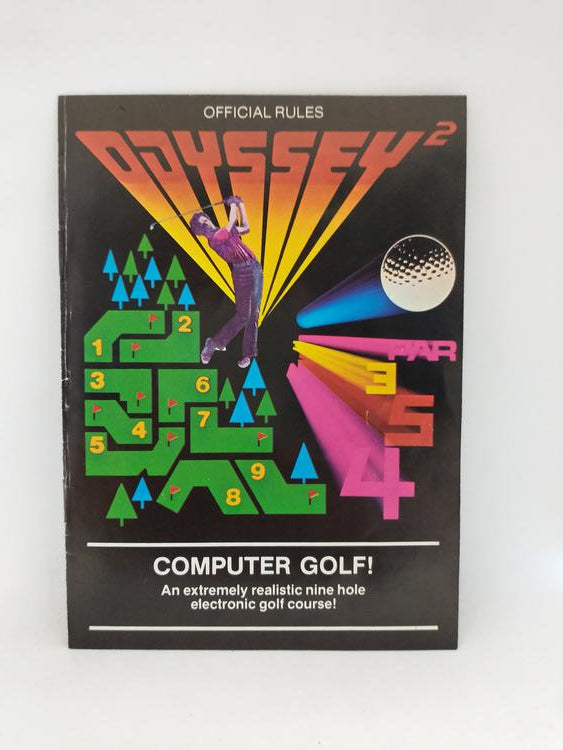MAGNAVOX ODYSSEY 2 COMPUTER GOLF (COMPLETE IN BOX)