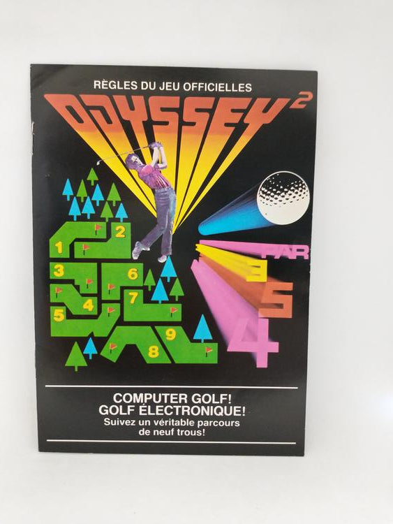 MAGNAVOX ODYSSEY 2 COMPUTER GOLF (COMPLETE IN BOX)