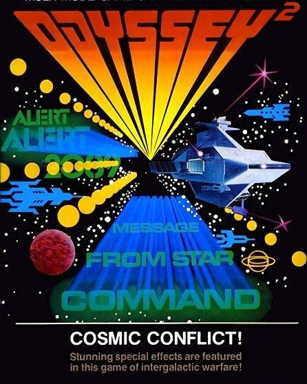 MAGNAVOX ODYSSEY 2 COSMIC CONFLICT (WITH BOX) (usagé)
