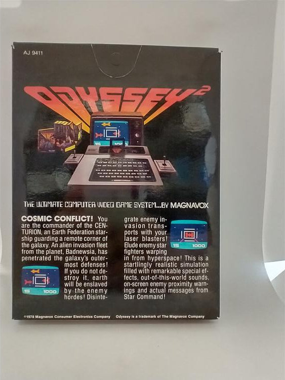 MAGNAVOX ODYSSEY 2 COSMIC CONFLICT (WITH BOX) (usagé)