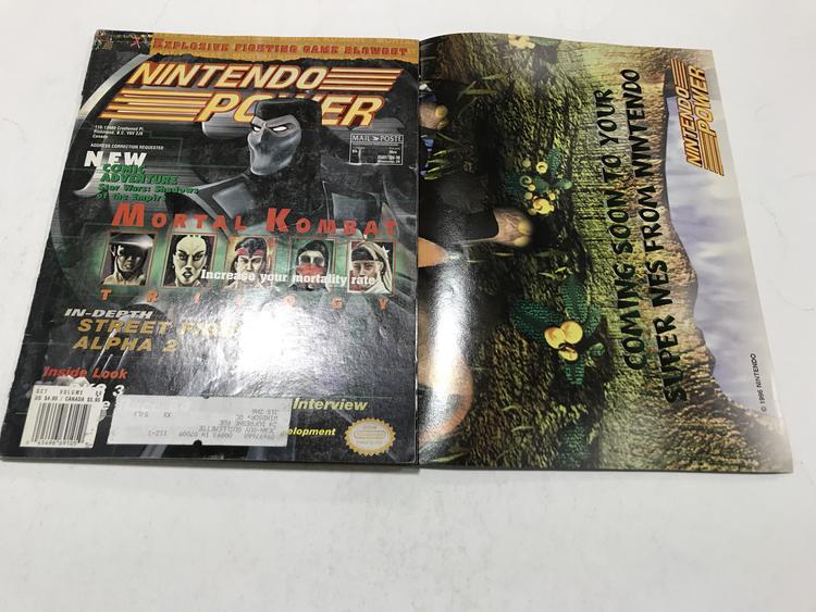 NINTENDO POWER GAMER MAGAZINE VOLUME 89 WITH POSTER - MORTAL KOMBAT TRILOGY