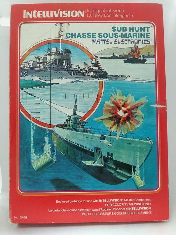 INTELLIVISION SUB HUNT (COMPLETE IN BOX)