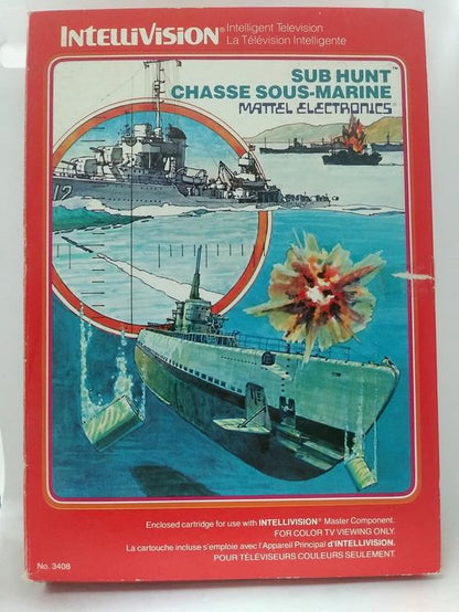 INTELLIVISION SUB HUNT (COMPLETE IN BOX) (usagé)