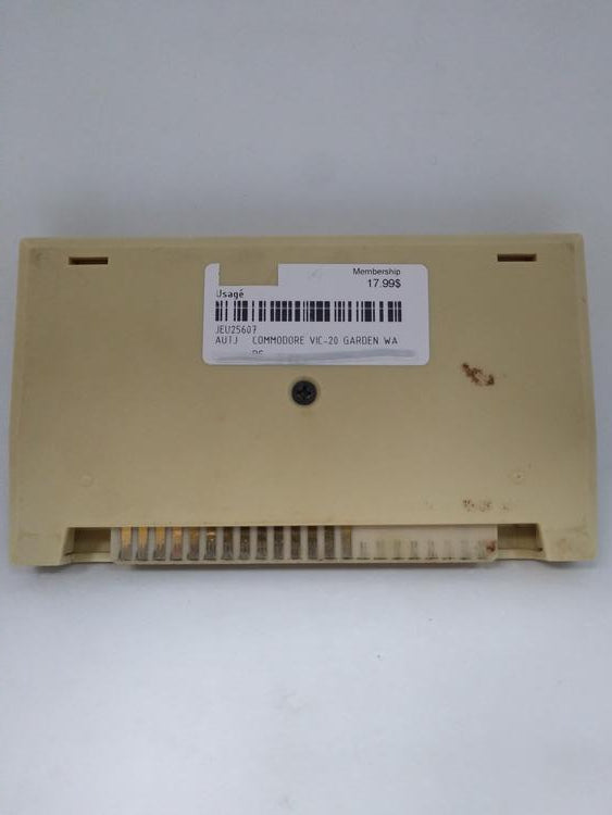 COMMODORE VIC-20 GARDEN WARS (usagé)