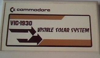 COMMODORE VIC-20 VISIBLE SOLAR SYSTEM