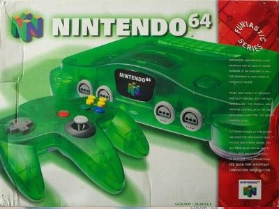 NINTENDO 64 JUNGLE GREEN (COMPLETE IN BOX)