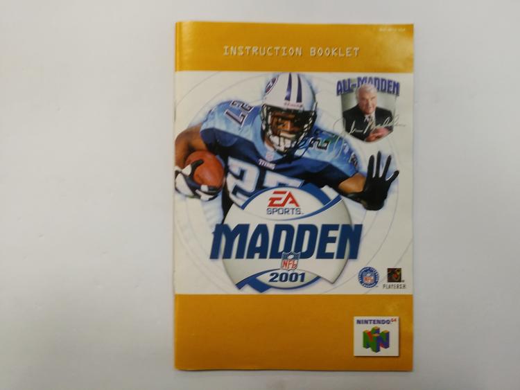 MADDEN 2001 (COMPLETE IN BOX) (usagé)