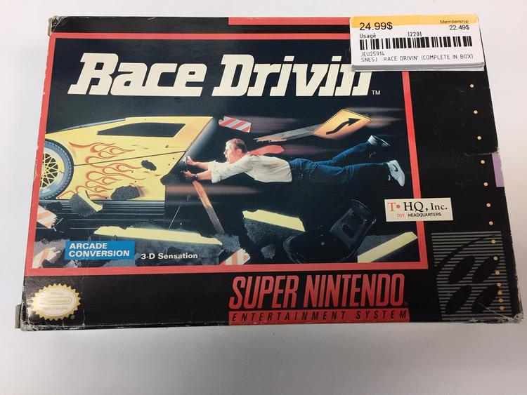 RACE DRIVIN' (COMPLETE IN BOX)