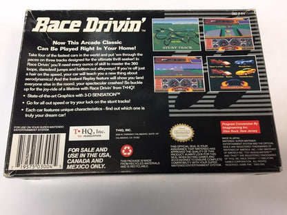 RACE DRIVIN' (COMPLETE IN BOX)