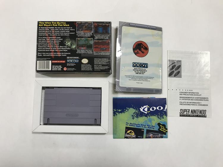 JURASSIC PARK 2 THE CHAOS CONTINUES (COMPLETE IN BOX)