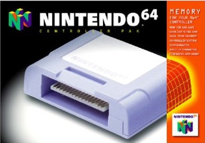 MEMORY CARD CONTROLLER PAK NINTENDO (COMPLETE IN BOX) (N64)