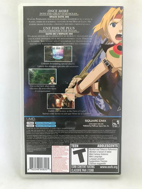 STAR OCEAN SECOND EVOLUTION (COMPLETE IN BOX) (usagé)
