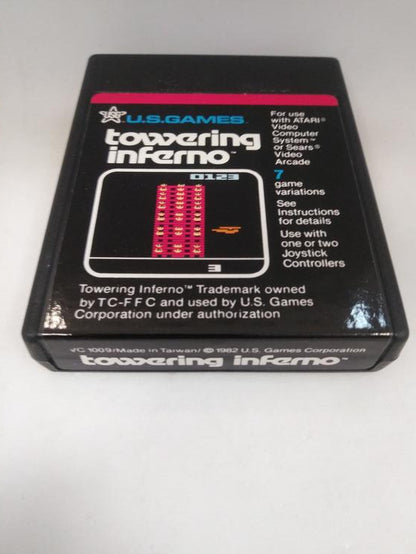 ATARI 2600 TOWERING INFERNO (COMPLETE IN BOX)