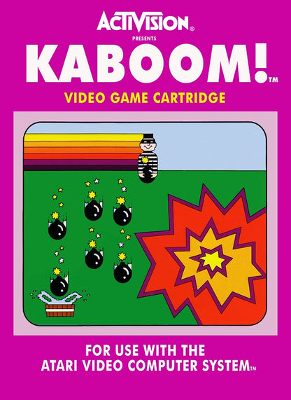 ATARI 2600 KABOOM! INTERNATIONAL EDITION (COMPLETE IN BOX)