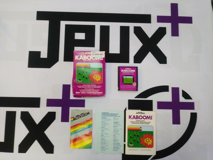 ATARI 2600 KABOOM! INTERNATIONAL EDITION (COMPLETE IN BOX)
