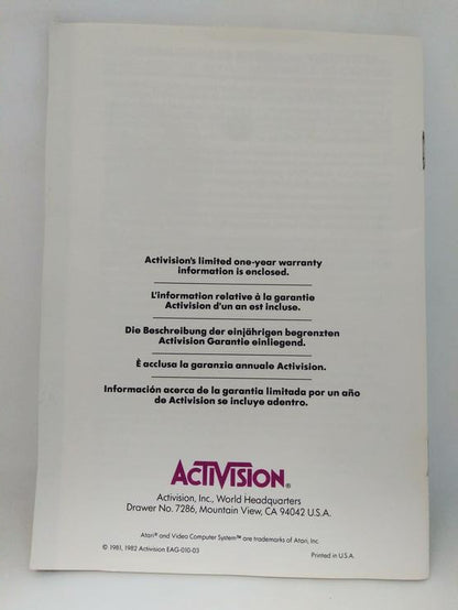 ATARI 2600 KABOOM! INTERNATIONAL EDITION (COMPLETE IN BOX)