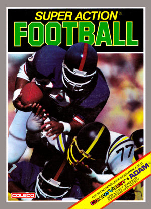 COLECOVISION SUPER ACTION FOOTBALL (COMPLETE IN BOX)