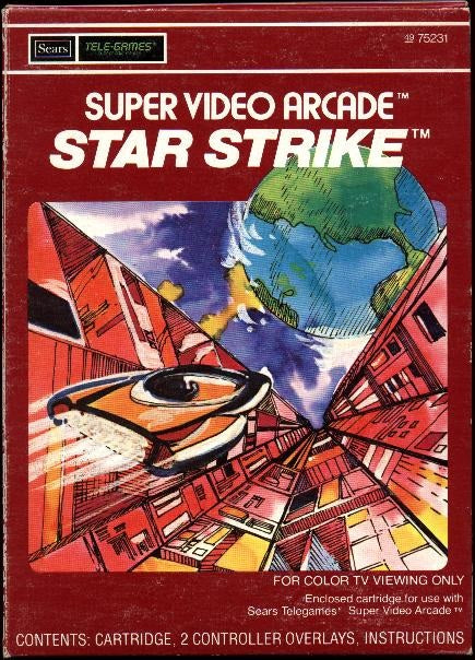 SEARS TELE-GAMES STAR STRIKE (COMPLETE IN BOX) (usagé)