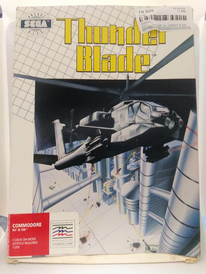 COMMODORE 64 THUNDER BLADE (COMPLETE IN BOX)