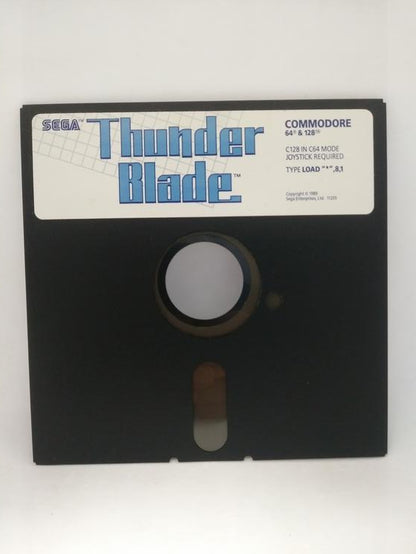 COMMODORE 64 THUNDER BLADE (COMPLETE IN BOX)