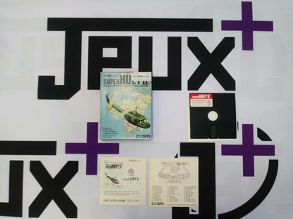 COMMODORE 64 SUPER HUEY II (COMPLETE IN BOX) (usagé)