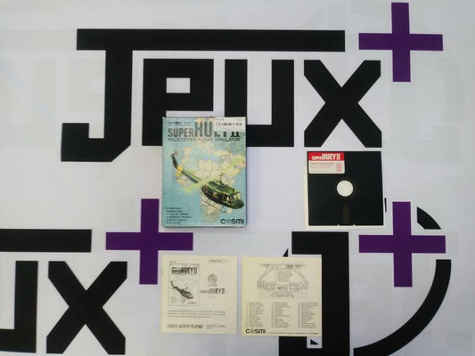 COMMODORE 64 SUPER HUEY II (COMPLETE IN BOX) (usagé)