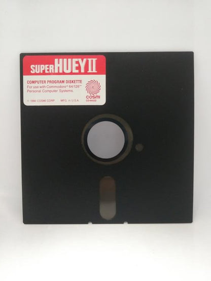 COMMODORE 64 SUPER HUEY II (COMPLETE IN BOX)