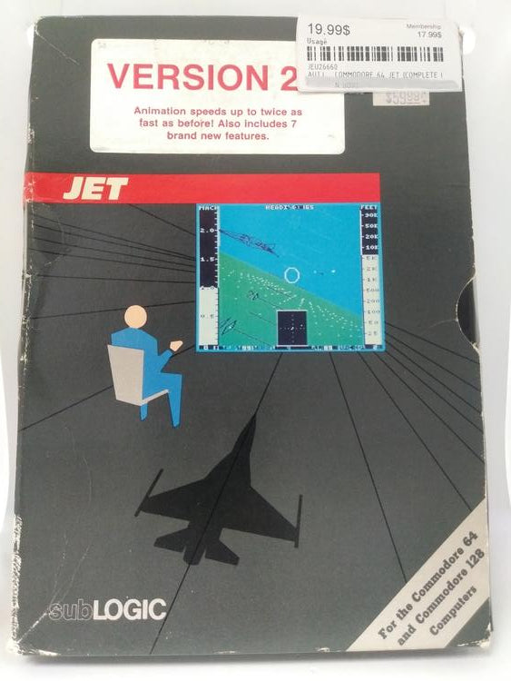 COMMODORE 64 JET (COMPLETE IN BOX) (usagé)