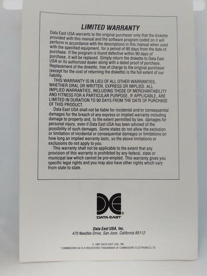 COMMODORE 64 BREAKTHRU (COMPLETE IN BOX)