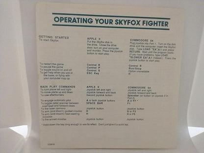 COMMODORE 64 SKYFOX (COMPLETE IN BOX) (usagé)