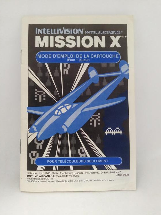 INTELLIVISION MISSION X (COMPLETE IN BOX) (usagé)