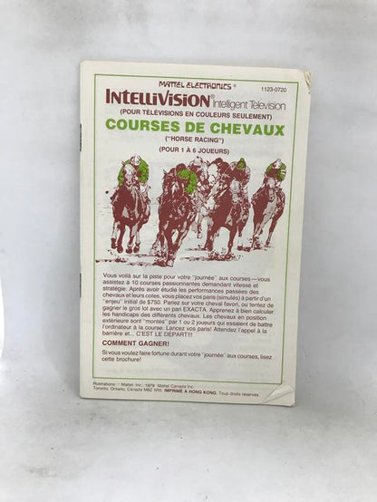 INTELLIVISION HORSE RACING (COMPLETE IN BOX)