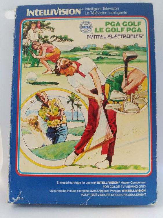 INTELLIVISION GOLF (COMPLETE IN BOX)