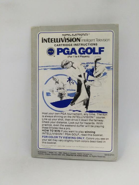INTELLIVISION GOLF (COMPLETE IN BOX)