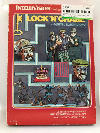 INTELLIVISION LOCK N' CHASE (COMPLETE IN BOX) (usagé)