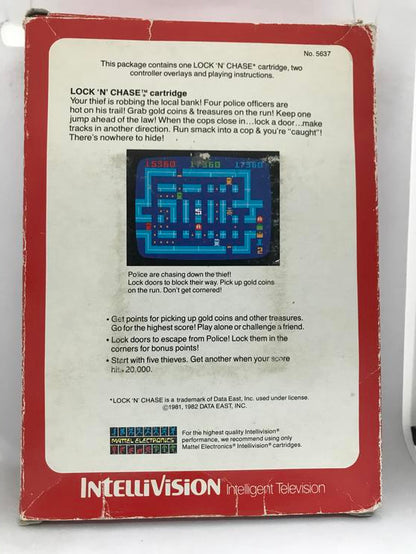 INTELLIVISION LOCK N' CHASE (COMPLETE IN BOX)