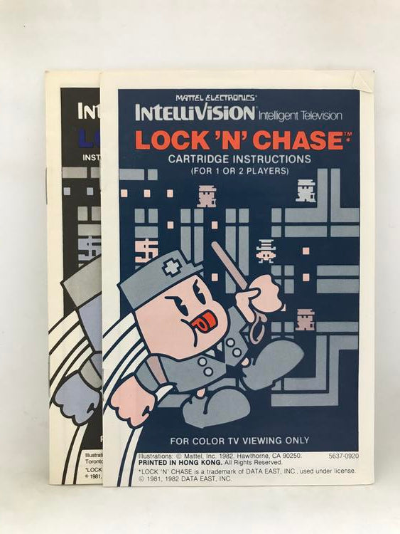 INTELLIVISION LOCK N' CHASE (COMPLETE IN BOX) (usagé)