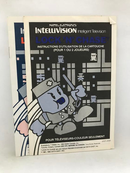 INTELLIVISION LOCK N' CHASE (COMPLETE IN BOX)
