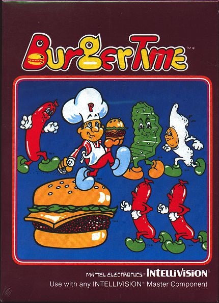 INTELLIVISION BURGERTIME (COMPLETE IN BOX) (usagé)